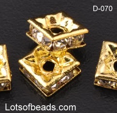 Gold Crystal Squaredelle